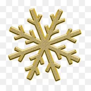 Download Snowflake Snow Decor - Gold Snowflake Transparent ClipartFlare.com 