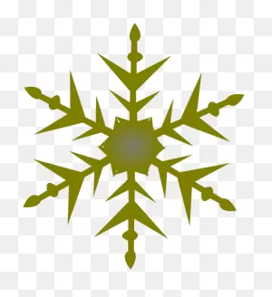 Gold Snowflake