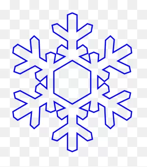 Snowflake Paper Coloring Book Outline Drawing - Free Clip Art ClipartFlare.com 