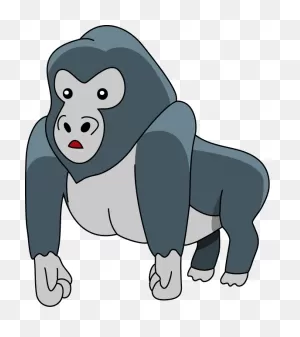 Gorilla Clipart - Png Download - Full Size Clipart (#5609991 ClipartFlare.com 