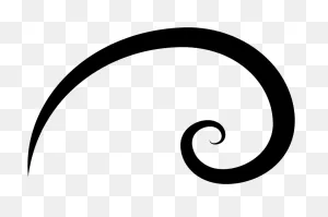 Golden Ratio Spiral Stylized - ClipartFlare