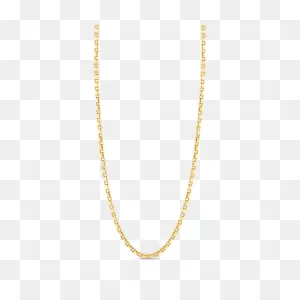 18K Square Link Chain Necklace