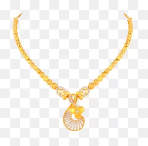 Dainty Golden Swirls Necklace - Necklace Clipart - Full Size ClipartFlare.com 