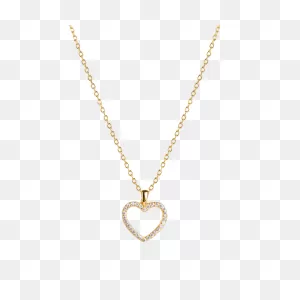 White Courtney Gold Necklace