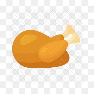 Grilled Chicken Icon - Fried Chicken Icon Png - (512X512) Png ClipartFlare.com 