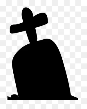 Graves Clipart Transparent - Grave Clip Art Black - Png Download ClipartFlare.com 