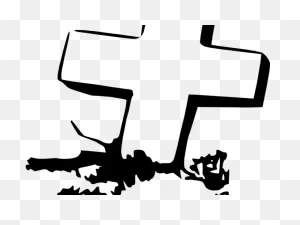 Grave Clipart Cross Grave - All Souls Day Clipart Black And White ClipartFlare.com 