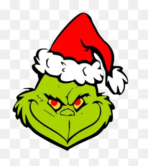 Grinch Png Pic - Grinch With Santa Hat Clipart - Full Size Clipart ClipartFlare.com 