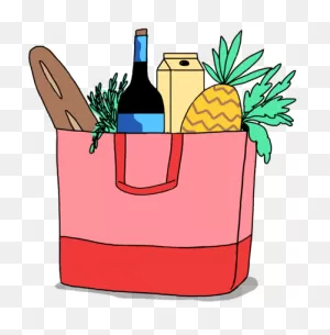 Bag #food #wine #groceries Clipart - Full Size Clipart (#5525280 ClipartFlare.com 