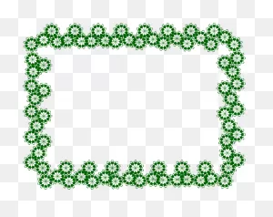 Green Border Frame Transparent Png - Green Borders Clipart - Full ClipartFlare.com 