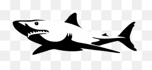 Great White Shark Stencil | Blue.shark Clip Art - Vector Clip Art ClipartFlare.com 