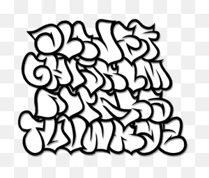 Clip Art Graffiti Letter Alphabet Art Abc Block Font - Graffiti ClipartFlare.com 