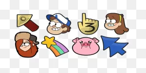 Gravity Falls Cursor Collection - Cursor Collections - Custom ClipartFlare.com 