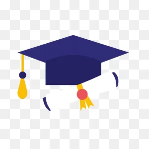 Vector Transparente Png Y PNG-WebP De Diploma Y Sombrero De Graduación