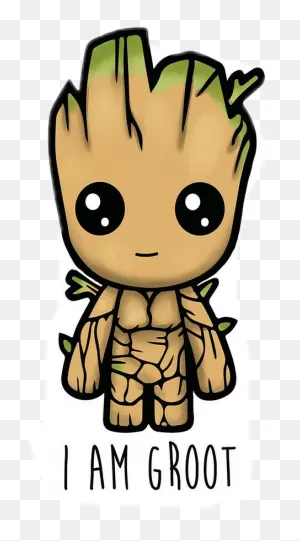 Report Abuse - Am Groot Cute Baby Groot Guardians Clipart - Full ClipartFlare.com 