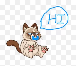 Grumpy Cat - Grumpy Cat - Cartoon Clipart - Full Size Clipart ClipartFlare.com 