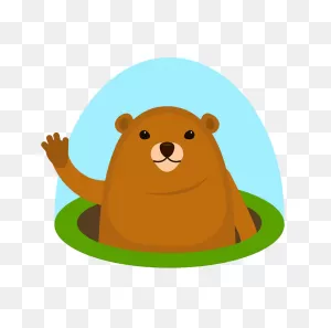 Cute Groundhog Clipart Transparent - ClipartFlare