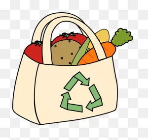 Eco Friendly Grocery Bag Clip Art - Eco Friendly Grocery Bag Image