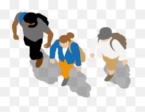 Download Hd People Walking - People Walking Png Cartoon ClipartFlare.com 