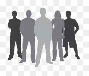 People Silhouette Clipart Unknown Person - Silhouette Of A Group ClipartFlare.com 