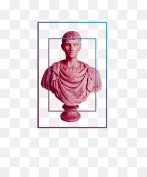 Synthwave Retrowave Style Statue Gift Vaporwave Bust Beach Towel ClipartFlare.com 