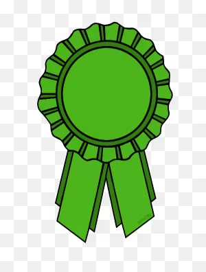 Miniclips:ribbons Clip Art By Phillip Martin, Green Ribbon