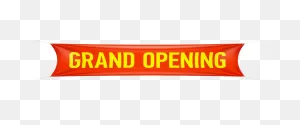 Grand Opening Banner Png