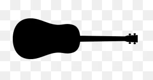 Acoustic Guitar Music Electric Guitar Guitarist - Bass Silhouette ClipartFlare.com 