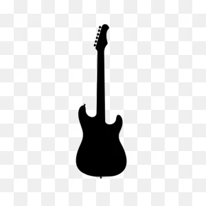 Electric Guitar Musical Instrument Silhouette Transparent Png ClipartFlare.com 