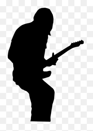 Guitarist Silhouette Guitar - Free Vector Graphic On ClipartFlare