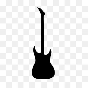 Silhouette Vector Clip Art Of Guitar | Free PNG-WebP