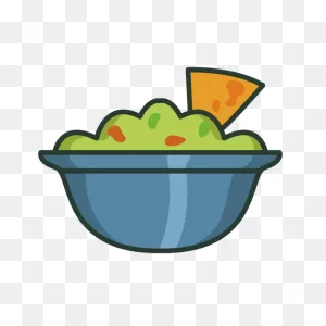Tortilla Chips Guacamole Icon Stroke Transparent Png & PNG-WebP Vector