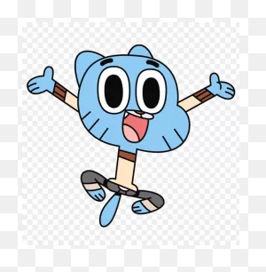 Download Gumball Watterson Jumping Clipart Png Photo | ClipartFlare