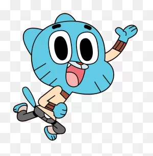 Gumball Watterson Waving - Character The Amazing World Of Gumball ClipartFlare.com 