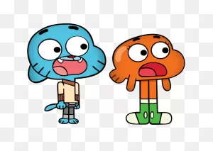 Gumball And Darwin Shocked (Vector) By 100Latino On 
