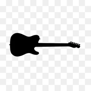 Guitar Vector Silhouette | Free PNG-WebP