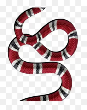 Garter Snake Clipart Small - Gucci Snake Sticker - Png Download ClipartFlare.com 
