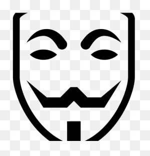 Download Hacker Clipart Guy Fawkes Mask - Anonymous Mask Icon Png ClipartFlare.com 