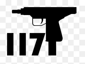 Download Gunshot Clipart Gun Smoke - Uzi Logo - Full Size Png ClipartFlare.com 
