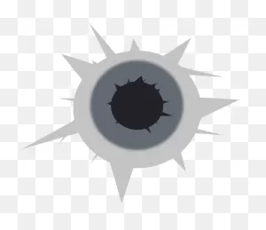 Gunshot Clipart Gunshot Wound - Bloody Bullet Hole Png | Full Size ClipartFlare.com 