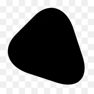 Guitar Pick Silhouette - Free Music Icons