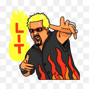 Top Guy Fieri Stickers For Android & Ios | Gfycat