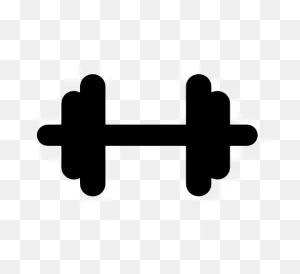 Dumbbell-Silhouette-Gym-Dumbbell-Black-Silhouettecc-By-3-0-259 ClipartFlare.com 