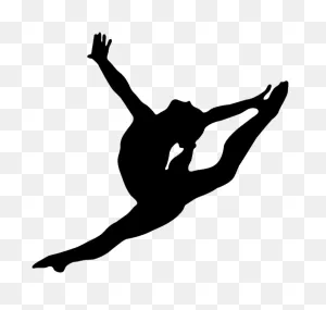Vector Graphics Gymnastics Silhouette Clip Art - Agenda Silhouette ClipartFlare.com 
