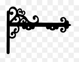 Another Hanging Sign Post | Hanging Signs, Silhouette Stencil, Hanging