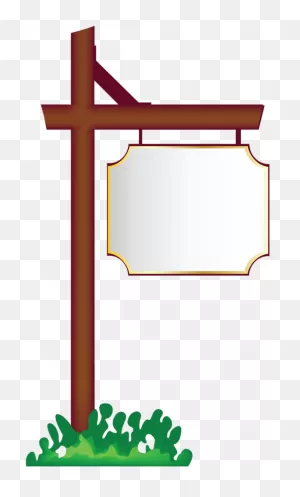 Hanging Sign Blank Sign, Pretty Backgrounds, Borders - Haning Sign ClipartFlare.com 