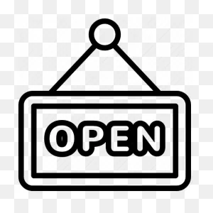 Hanging Sign, Open Shop, Open Signboard, Shop Sign, Signage Icon ClipartFlare.com 