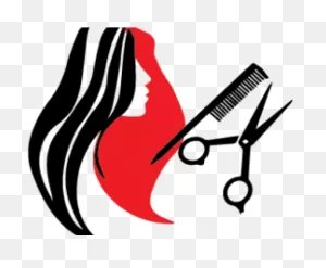 Haircut Clipart Parlor - Hair Salon Tools Cartoon - Png Download ClipartFlare.com 