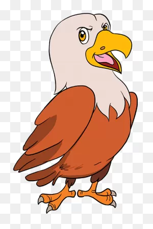 Hawk Cartoon - Drawing Clipart - Full Size Clipart (#836678 ClipartFlare.com 