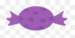 Purple Halloween Candy Clip Art - Purple Halloween Candy Image